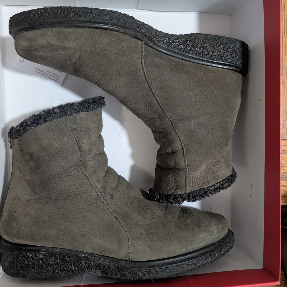 Arche grayish-green Joelys winter boots sz EU 38 US 7.5-8. Excellent condition. - Picture 1 of 5